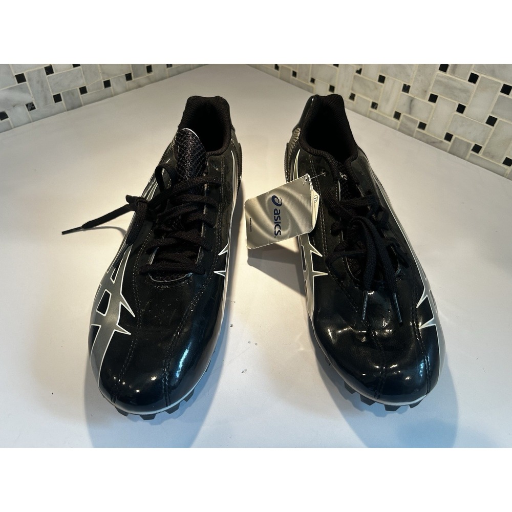 ASICS Hypersprint Track Shoes Spikes Mens 13 Black‎ Sprint/Running **NWT"